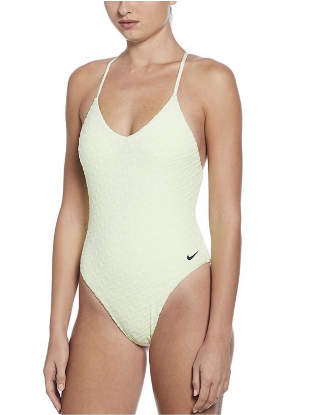 Nike Swoosh Link Y-back One-Piece Swimsuit-Size XL